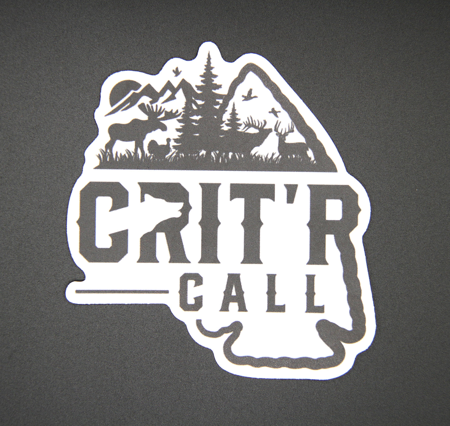Crit' R Call All Critters Sticker