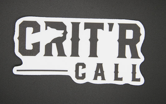 Crit' R Call Coyote Sticker